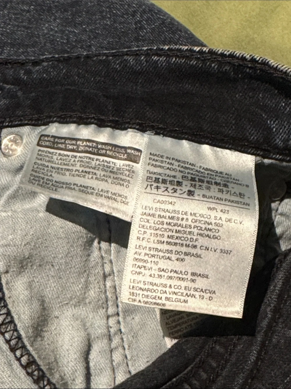 Levi's 511 Blue Acid-Wash Slim Straight Jeans - 32 x 30